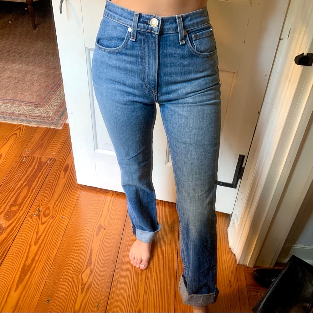 rag and bone straight leg jeans